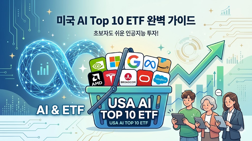미국 AI Top 10 ETF 종류 및 특징 가이드